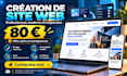 créer votre site web professionnel moderne pour 80 euros