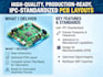 design high quality production ready ipc standardized pcb layouts