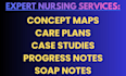 do nursing care plan, picot concept map, soap, and progress notes