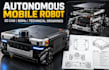 design autonomous mobile robot amr chassis 3d cad bom technical PDF drawings