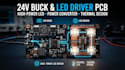 design 24v buck converter pcb layout, led driver and high power led emitter pcb