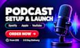 setup and launch your podcast on spotify apple podcasts youtube