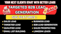 do targeted lead generation b2b sales lead sales prospect qualified lead