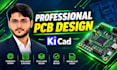 design pcb schematic and layout in kicad with gerber and bom