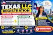 register your texas llc with ein and formation documents for nonresident owners