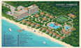 create an illustrated resort, hotel and vacation map