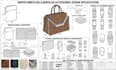 design handbags backpack, wallets, duffle bag luggage and techpack drawings