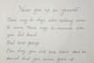 handwrite your notes, letters and documents in neat cursive handwriting