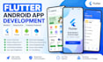 develop a flutter android app with firebase integration