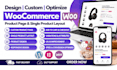 design and custom woocommerce product page and single product layout