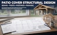 patio cover structural design, beam post footing and framing calculations