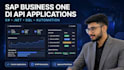 build single license desktop and web sap business one app with di API
