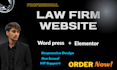design attorney, lawyer and law firm wordpress website