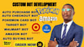build auto buying bot, kmart bot, target bot, auto checkout bot, bigw bot,