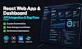 build API integrated react based web application