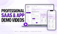 create a professional saas app demo video
