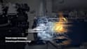 create 3d rotary screw compressor compression process animation