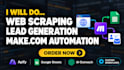 build web scraping and lead generation automation
