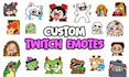 create custom twitch emotes and badges