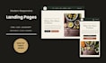 build a modern responsive landing page