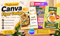 design a professional canva flyer
