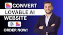 build lovable website, lovable mvp, lovable to wordpress, replit, base 44