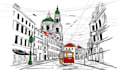 do hand drawn sketches and custom illustrations