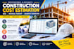 do construction cost estimation, boq, material takeoff and quantity surveying