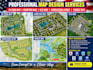 create rv park map, isometric map, site map, subdivision layout, tourist map