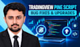 fix and upgrade your tradingview pine script code