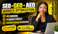do SEO, GEO, and aeo optimization for your website