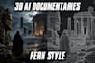 3d ai documentary video, fern style documentry, ai documentary, 3d animation