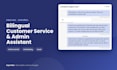 be your bilingual administrative assistant