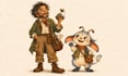 draw custom character design and character illustration