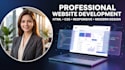 build a custom responsive website with HTML CSS and modern UI design
