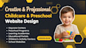 create preschool, nursery, daycare, kindergarten childcare wordpress website