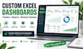 create a custom excel dashboard, tracker, or business spreadsheet