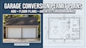 create garage conversion permit plan and architectutral drawings