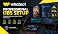 setup professional whatnot vertical with obs stream for gaming