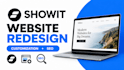 design showit website redesign showit customization template showit website SEO