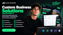 a custom business website or web application