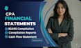 prepare CPA financial statement ,compilation report under ssars as a CPA