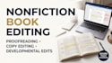 do nonfiction editing, proofreading and developmental edits