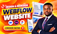 design webflow website, figma to webflow development webflow expert