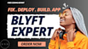 blyft expert blyft app developer blyft mvp livescore fantasy  blyft landing page