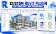 build custom revit plugin, addin, bim automation tools using csharp or revit API