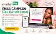 create mailerlite email campaign  lead capture forms beauty boutique stores