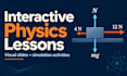 create interactive physics lessons with slides and worksheets