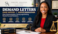 draft a demand letter as a US attorney
