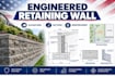 design engineered retaining walls with elevations sections and reinforcement